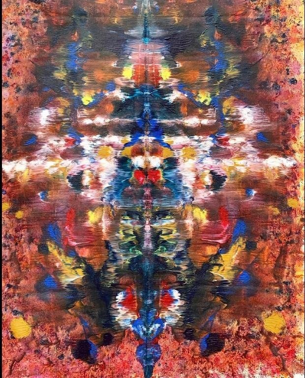 Tantra Series acrylic painting