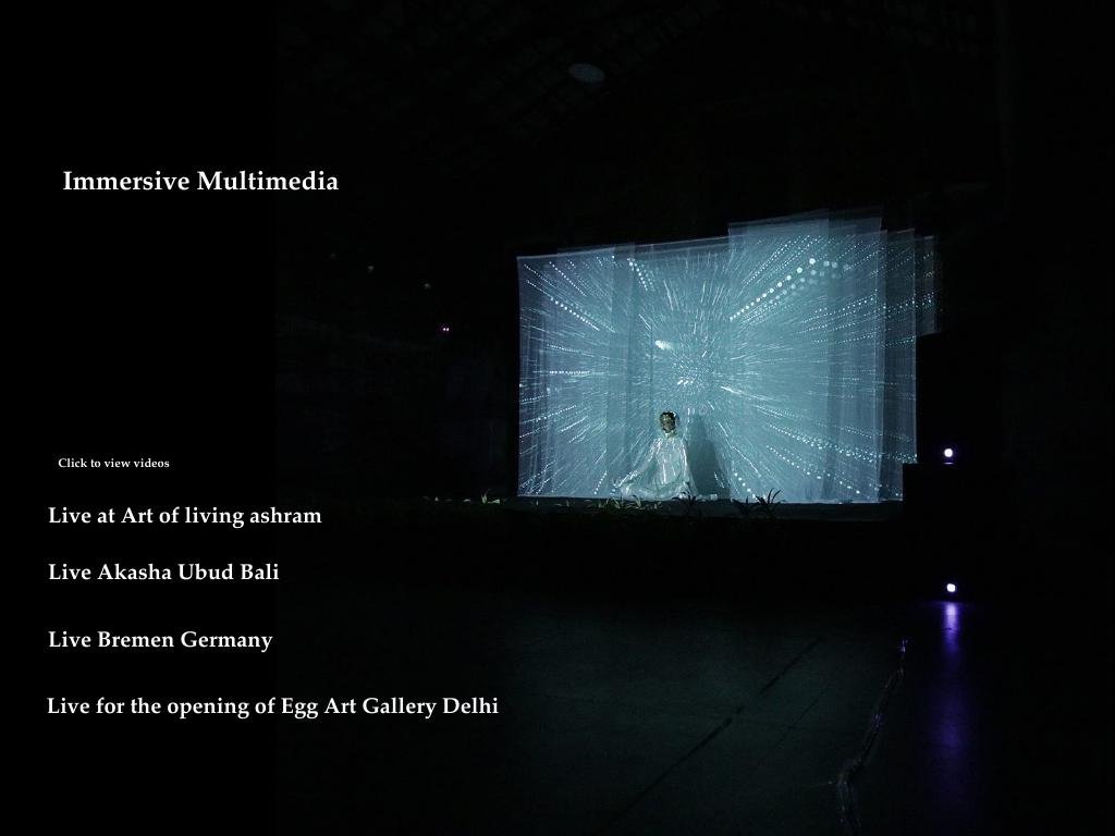 Immersive multimedia projection performance archive